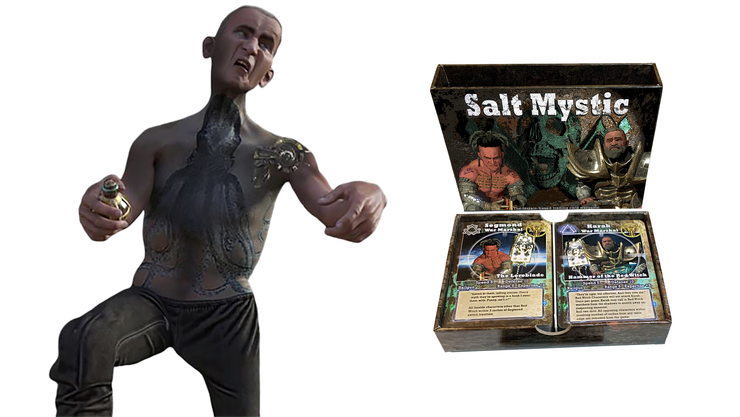 storyteller with box