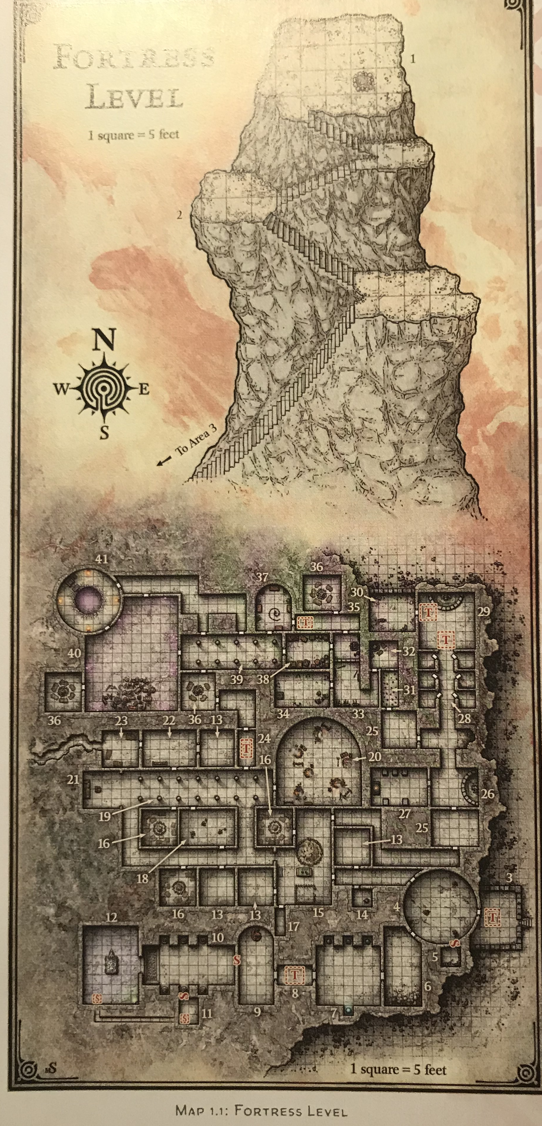 Sunless citadel map